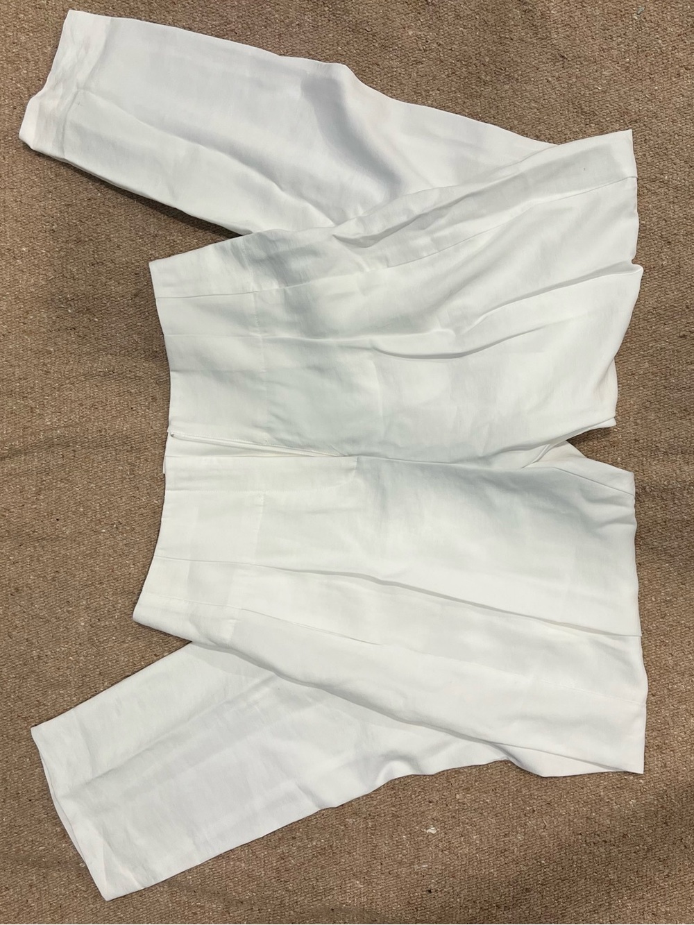 The Sei - Pleat Trouser in Ivory - Picture 4 of 5